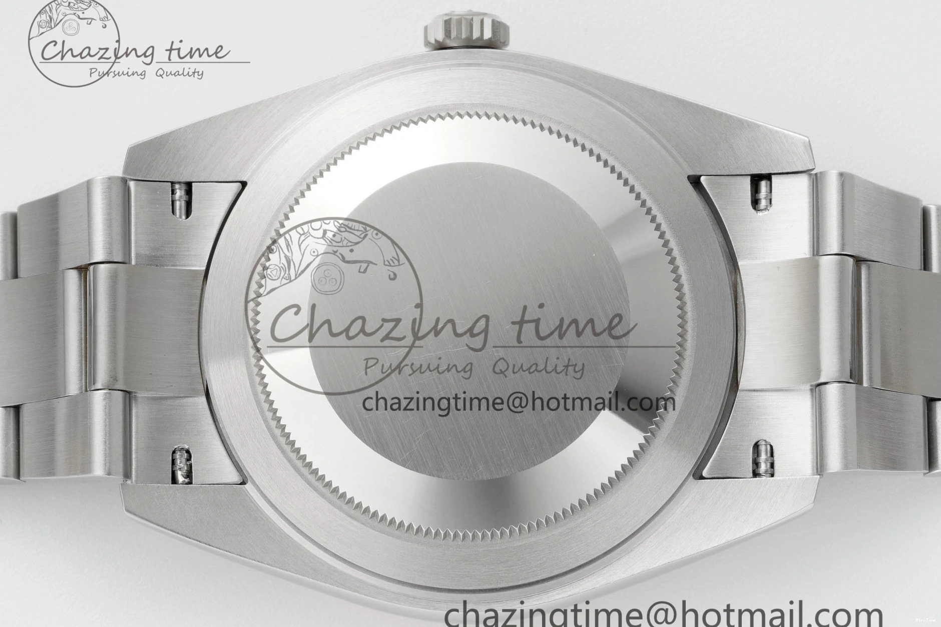 MiroTime 0423 Modern DateJust 41 SS Polished Bezel KING 1:1 Best Edition 904L Steel Blue Roman Dial on Oyster Bracelet VR 2212